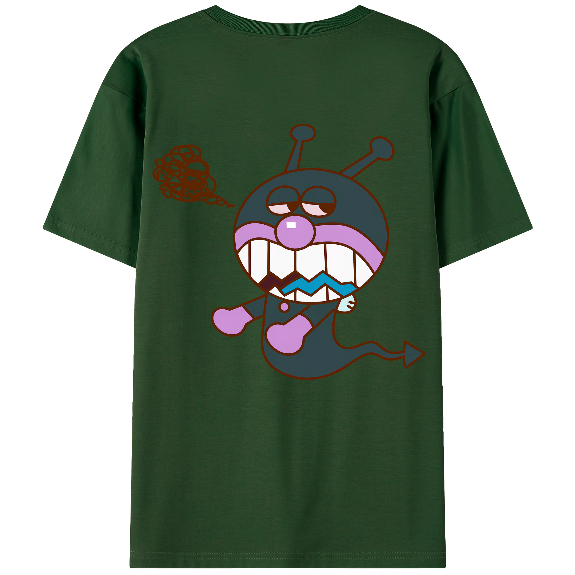 （画像用） アンパンマン Anpanman 綿100％半袖Tシャツ（背面プリント）